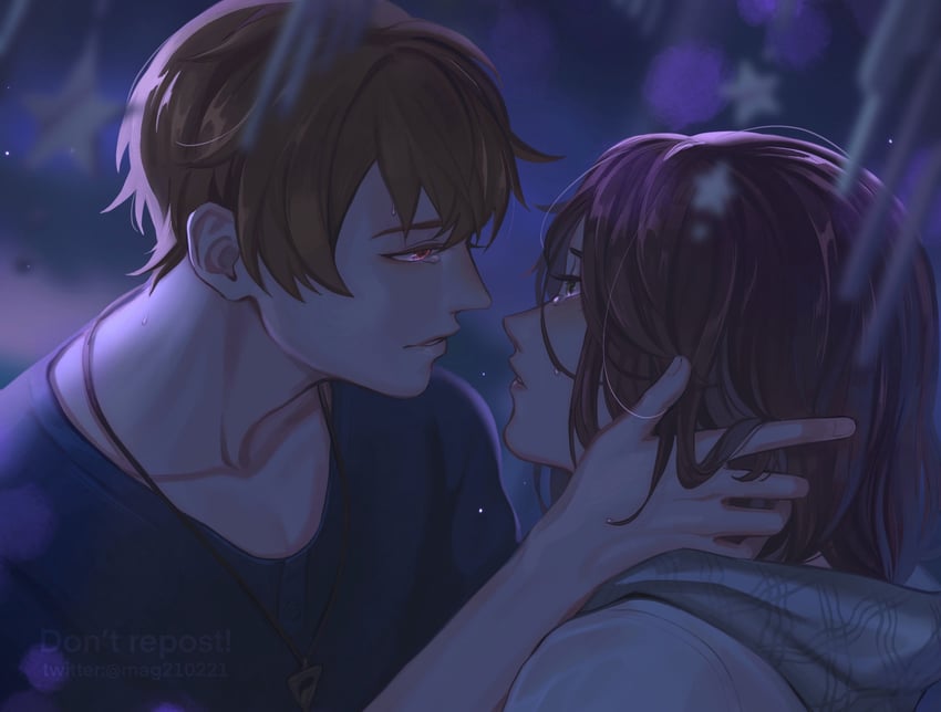 rosa and luke pearce (tears of themis) drawn by marina_mag