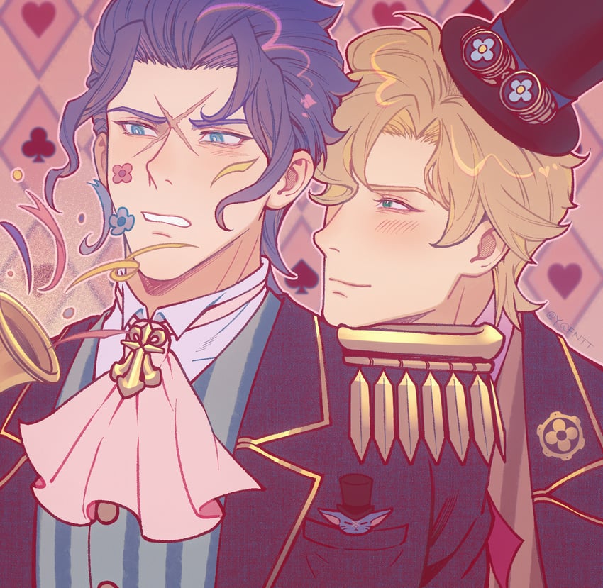 barok van zieks and herlock sholmes (ace attorney and 1 more) drawn by kaze_(yznyttdgs)