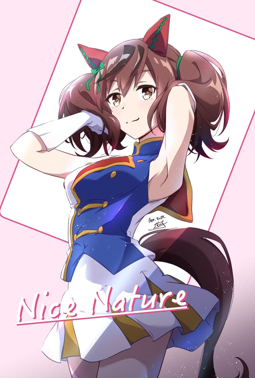 nice nature and oumae kumiko (umamusume and 1 more) drawn by nii_manabu
