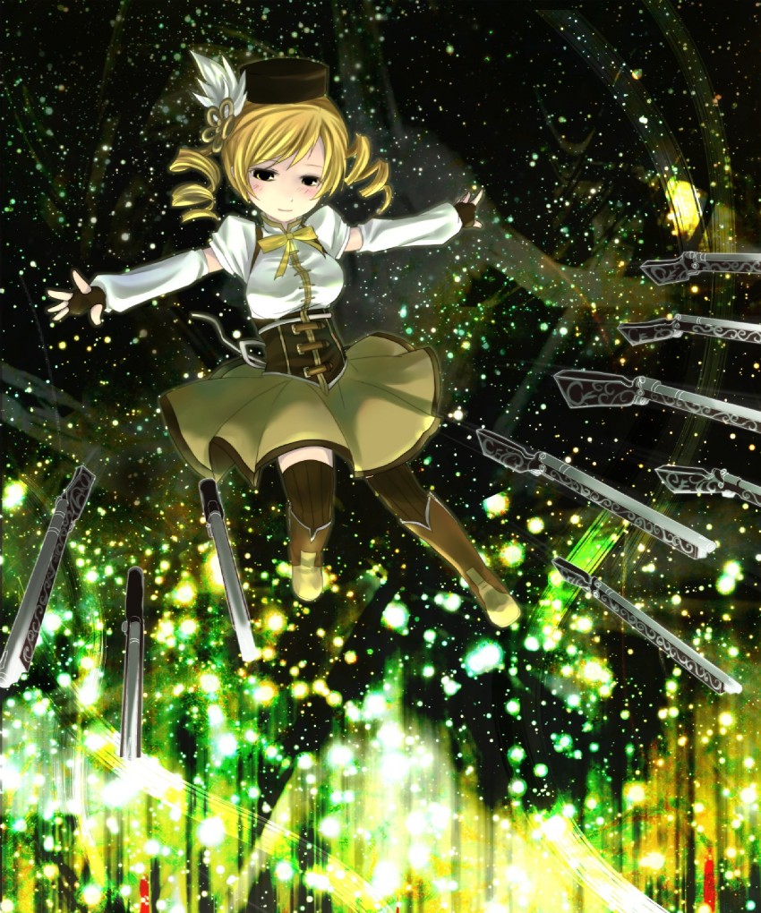 tomoe mami (mahou shoujo madoka magica) drawn by birman_h
