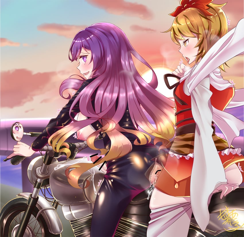 hijiri byakuren, toramaru shou, and turbo byakuren (touhou) drawn by amaguri_aniko
