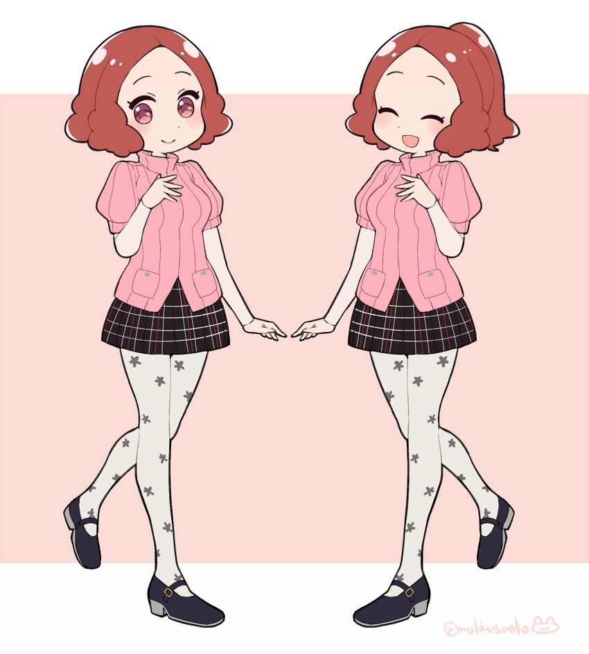 okumura haru (persona and 1 more) drawn by do_m_kaeru