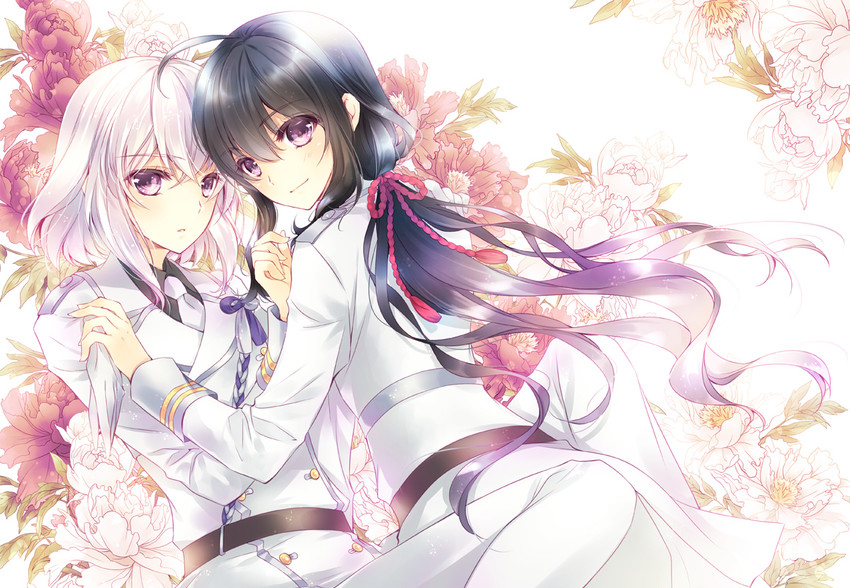namazuo toushirou and honebami toushirou (touken ranbu) drawn by hayase_akira