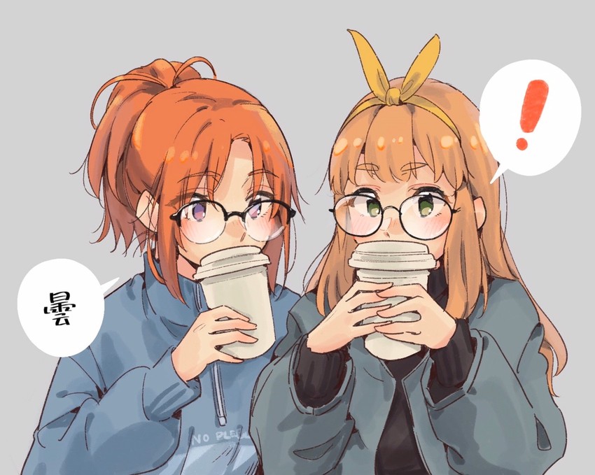 nakagawa natsuki and yoshikawa yuuko (hibike! euphonium) drawn by bonryuu