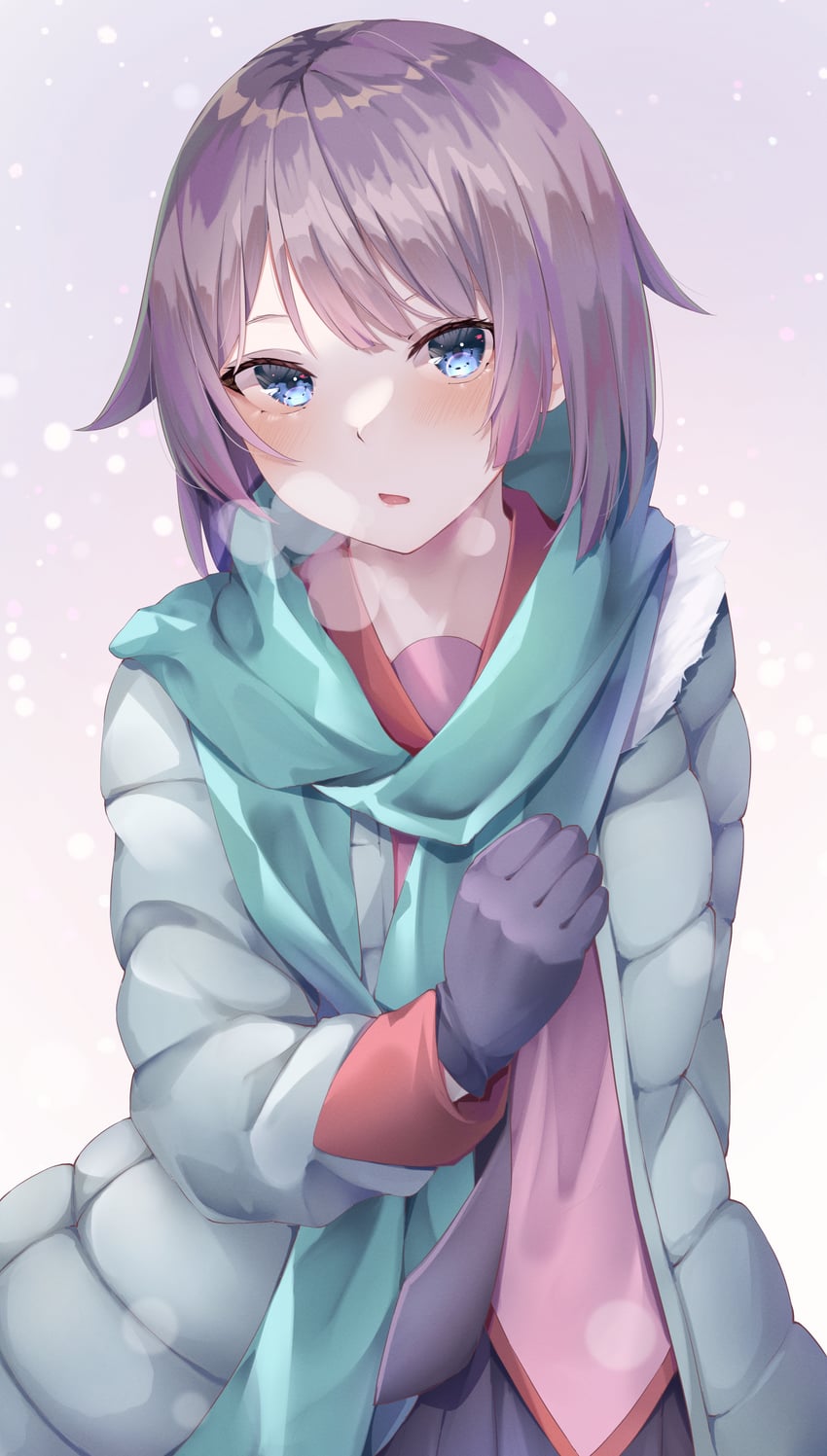senjougahara hitagi (monogatari and 1 more) drawn by yuunamida_uyu