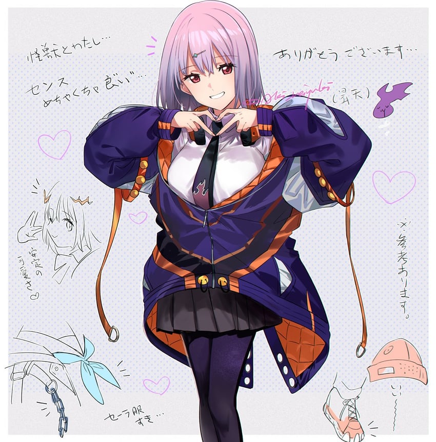 shinjou akane (gridman universe and 1 more) drawn by aki_(neyuki41028)