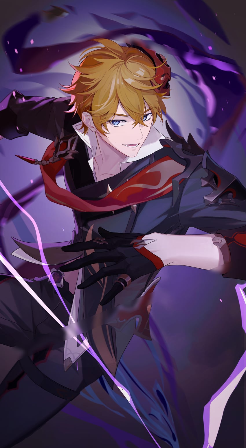 tartaglia (genshin impact) drawn by ei_(user_sjgf2435)