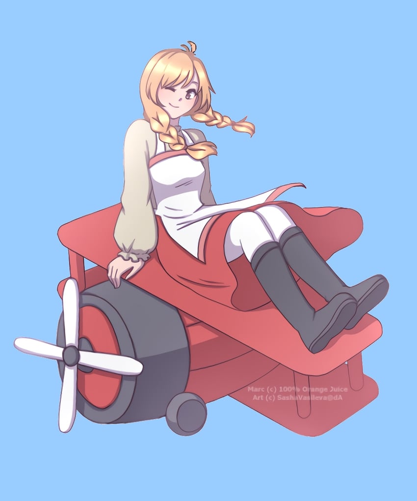 marc (100 percent orange juice and 1 more) drawn by vsasha