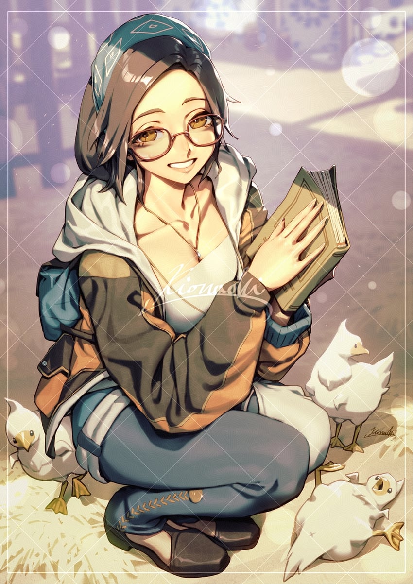 alma (monster hunter and 1 more) drawn by kionaoki