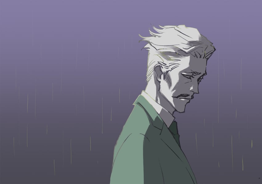 sasakibe choujirou (bleach and 1 more) drawn by kubo_tite