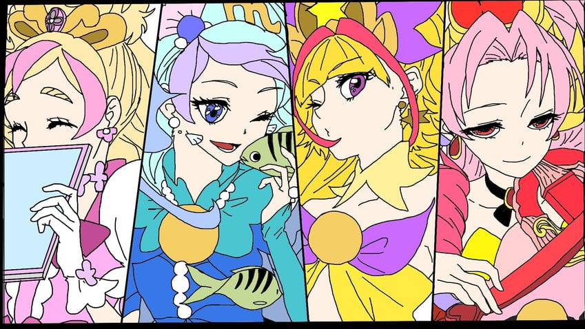 precure and 1 more drawn by frappe_c