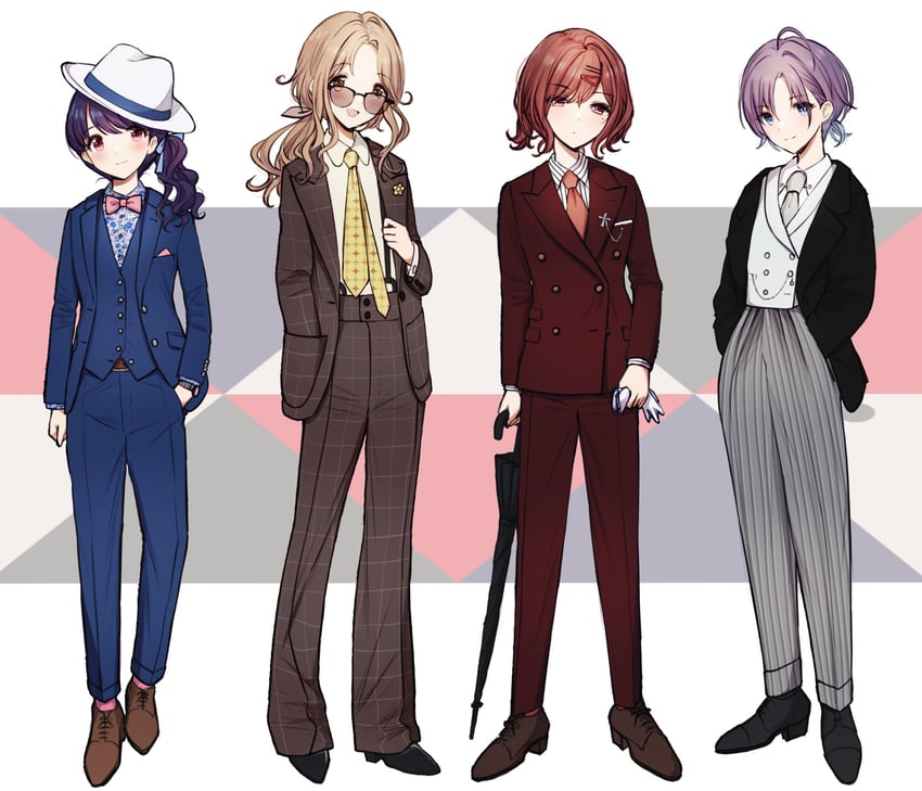 higuchi madoka, asakura toru, fukumaru koito, and ichikawa hinana (idolmaster and 1 more) drawn by neru5