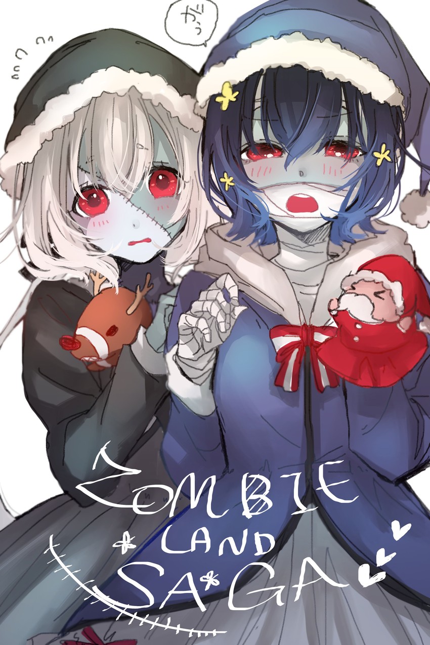 konno junko and mizuno ai (zombie land saga) drawn by iri_itigo