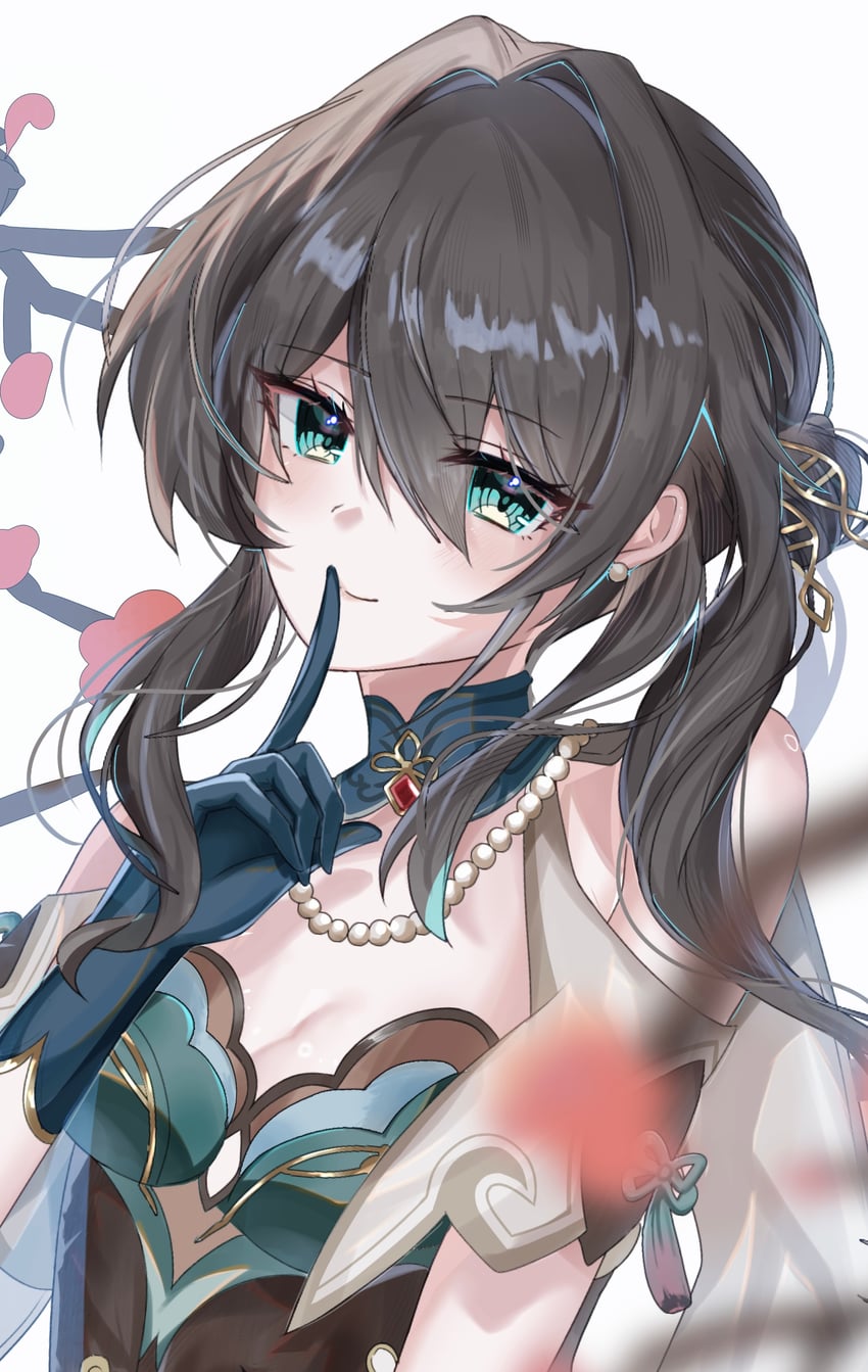 ruan mei (honkai and 1 more) drawn by n_ivr