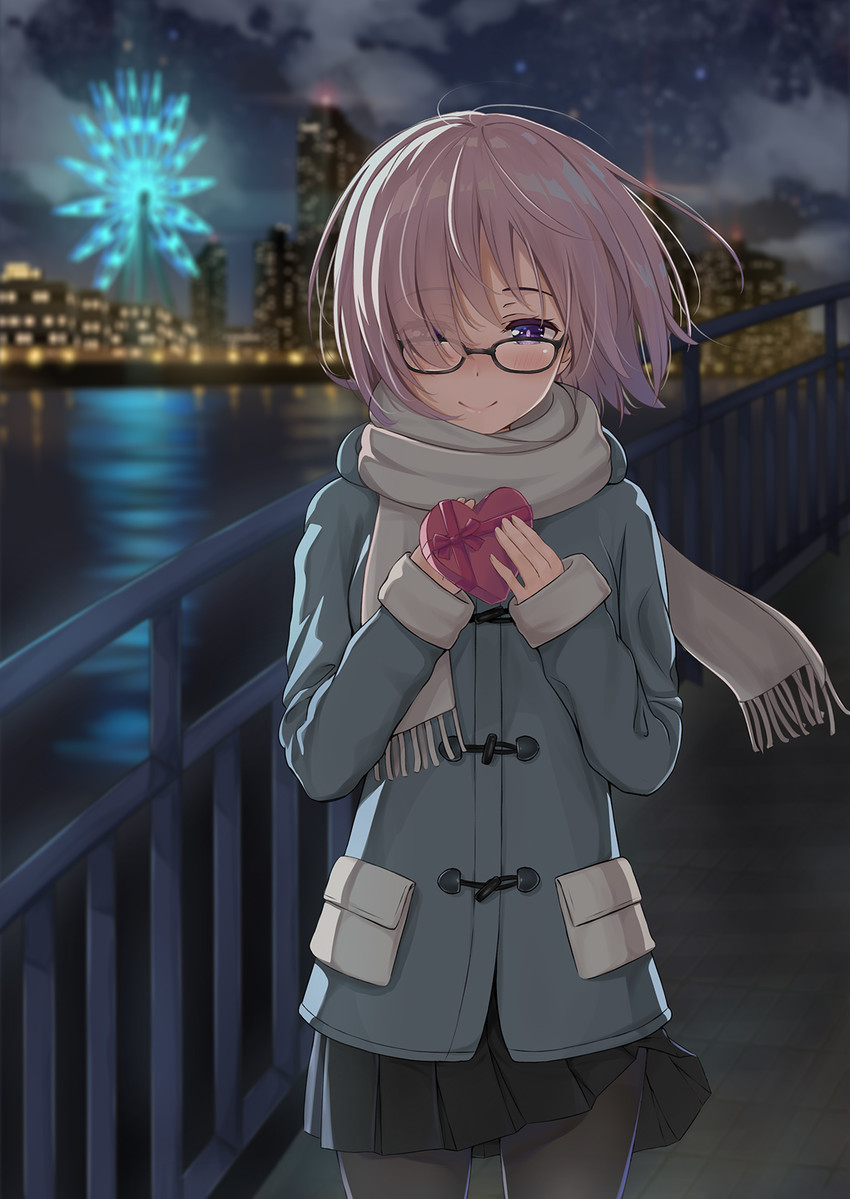 mash kyrielight (fate and 1 more) drawn by ikkyuutensaii