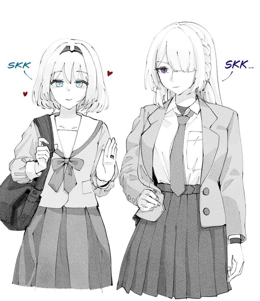 an-94 and ak-15 (girls' frontline) drawn by zima_chen_1341