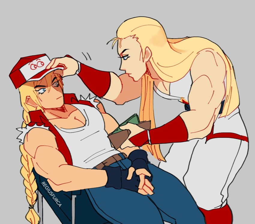 terry bogard and andy bogard (the king of fighters and 1 more) drawn by regiusfurca