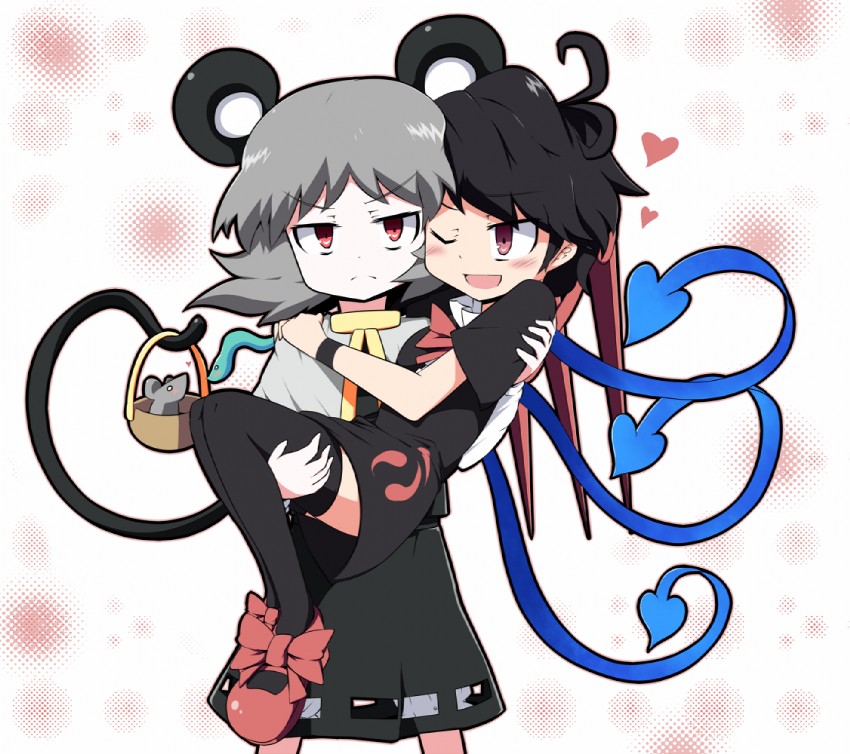 nazrin and houjuu nue (touhou) drawn by akagi_(sk0127aho)