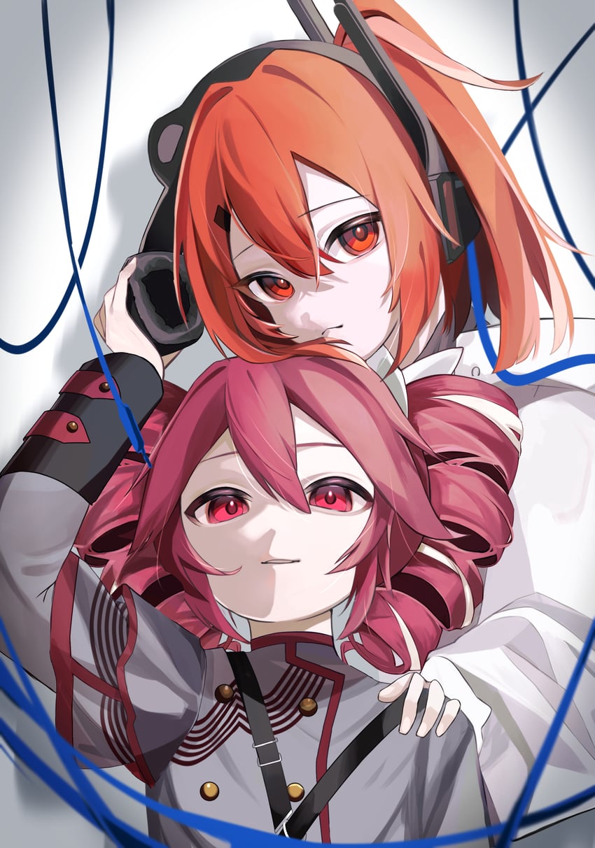 kasane teto and adachi rei (utau and 2 more) drawn by cuu_monariza