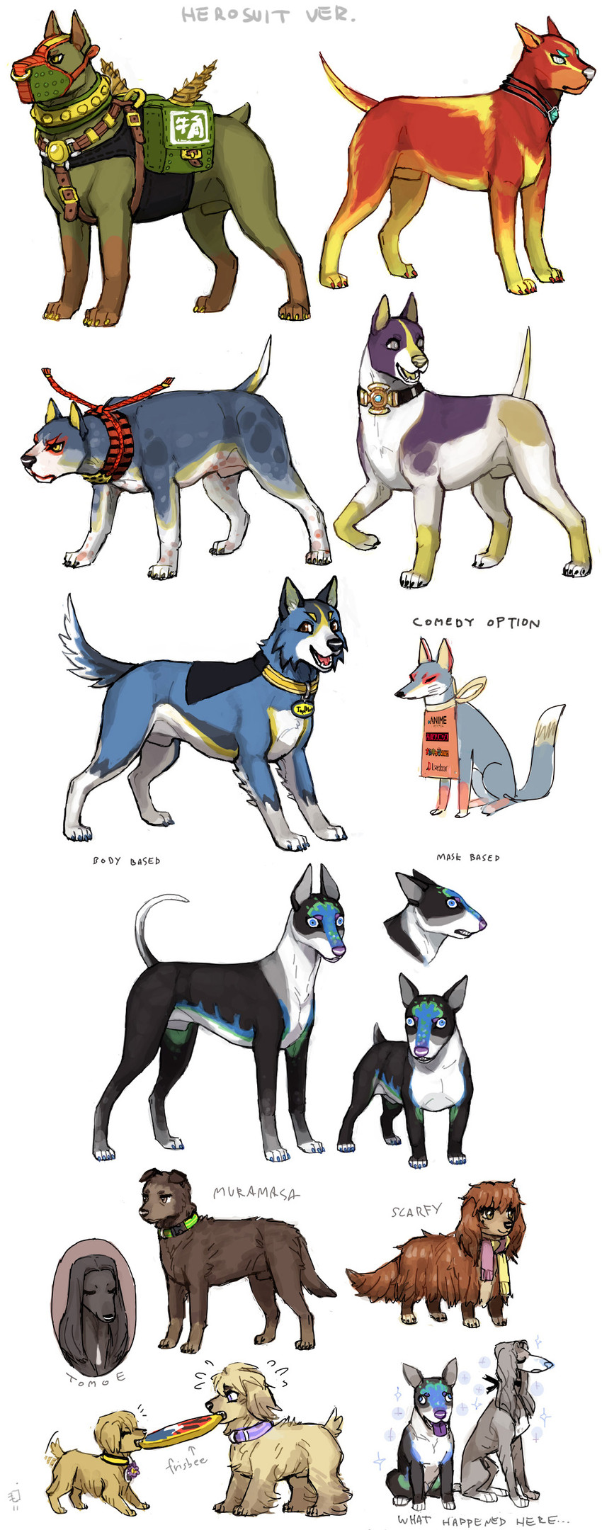 wild tiger, sky high, origami cyclone, lunatic, rock bison, and 4 more (tiger & bunny) drawn by emlan