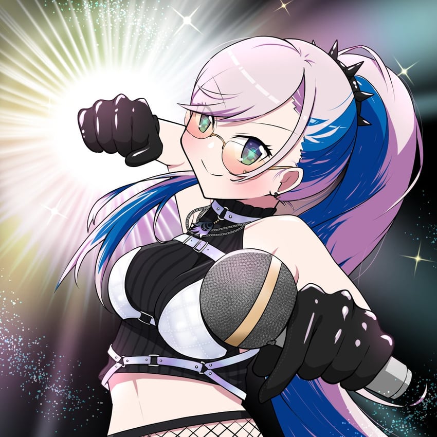 pavolia reine (hololive and 1 more) drawn by oguma_shiro