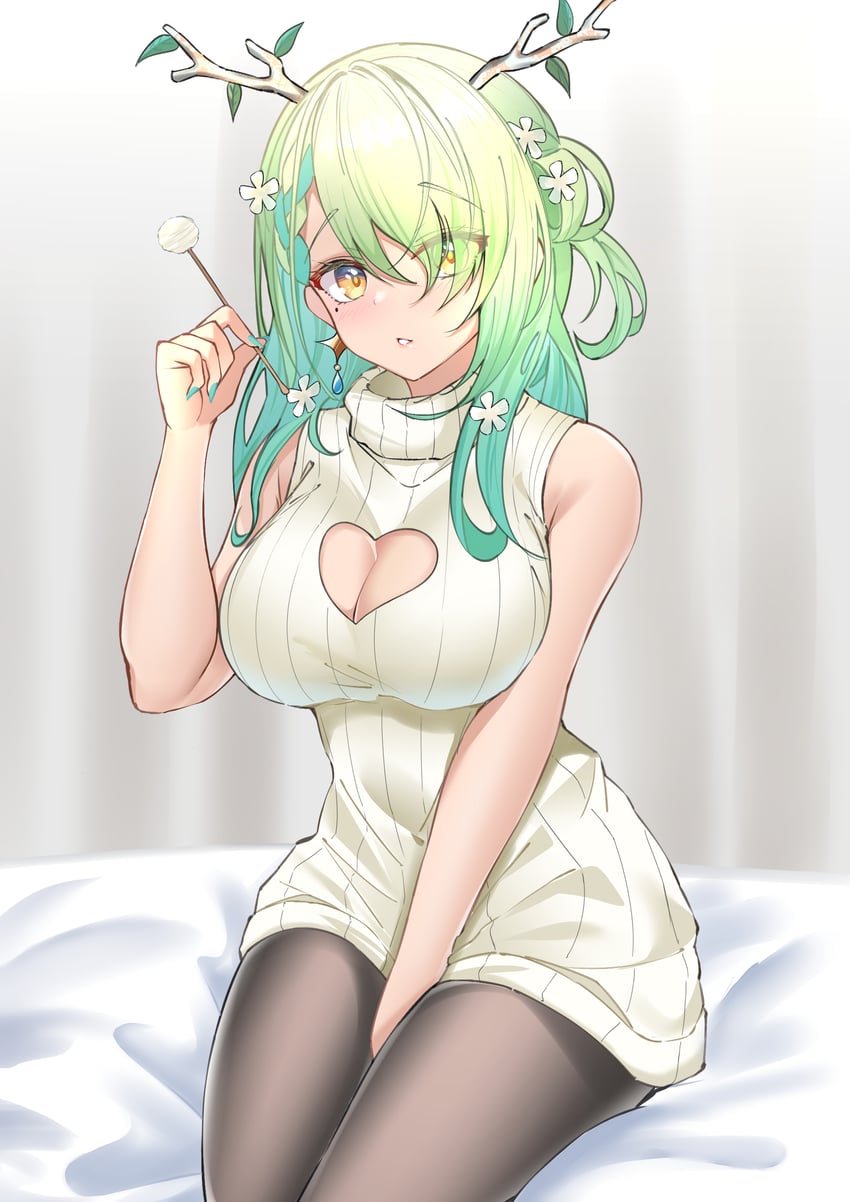 ceres fauna (hololive and 1 more) drawn by parfait_desu