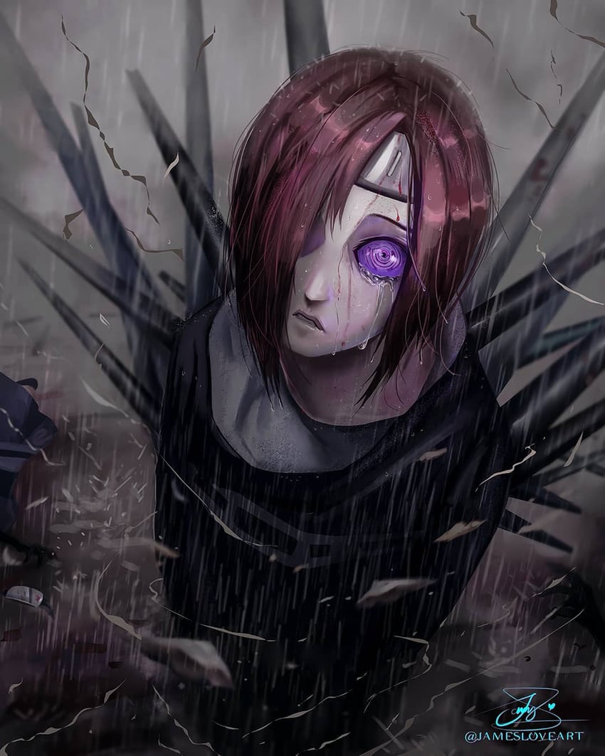 nagato (naruto and 1 more) drawn by jamesloves_art