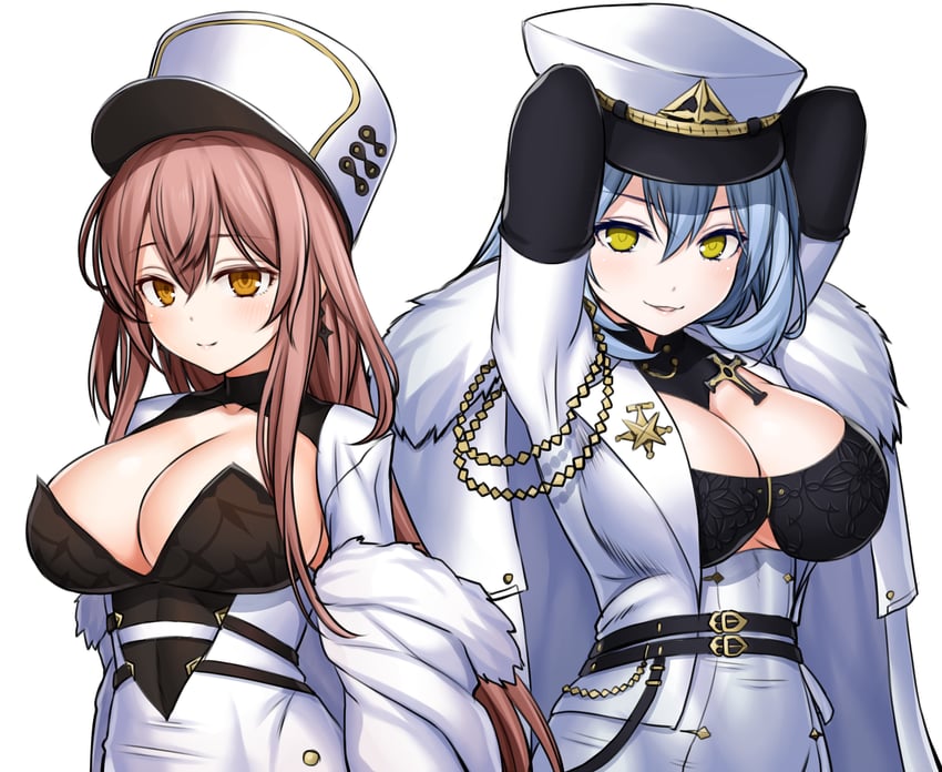 volga and arkhangelsk (azur lane) drawn by asamura_hiori