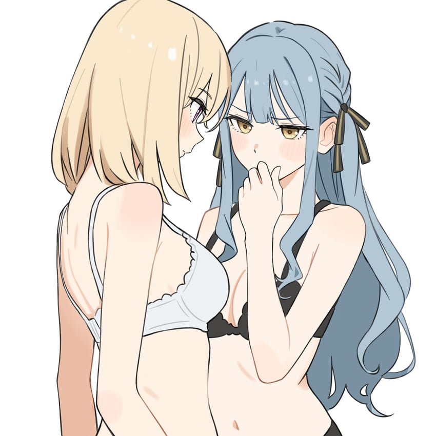 togawa sakiko and misumi uika (bang dream! and 1 more) drawn by add_leir