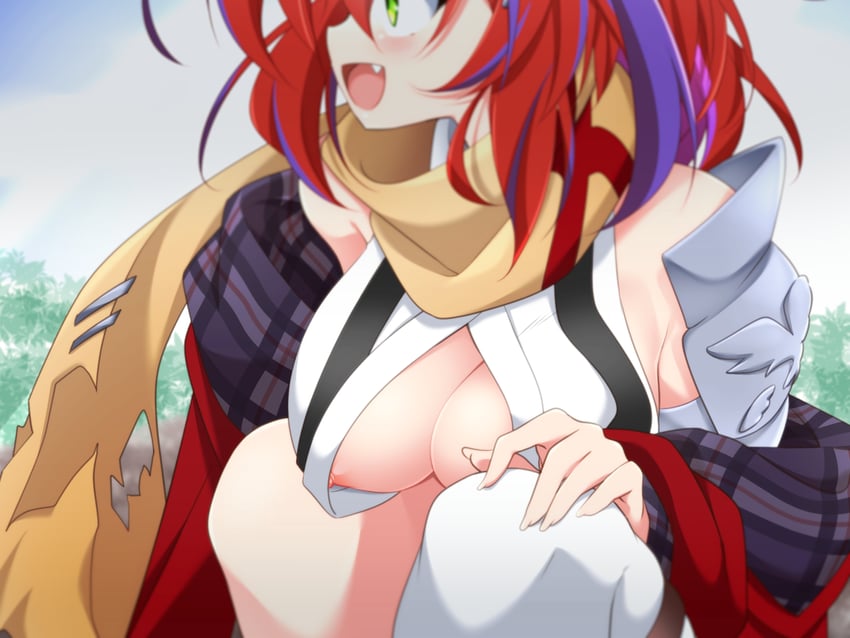 akane canna (nanashi inc. and 1 more) drawn by hachi_(chihagura)