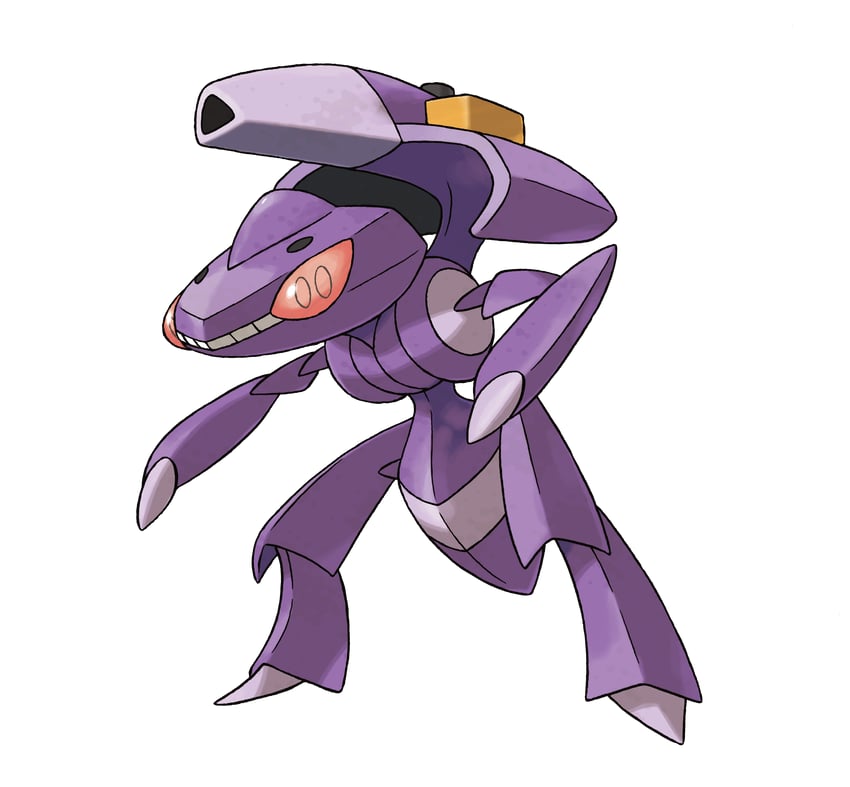 genesect (pokemon and 1 more) drawn by sugimori_ken