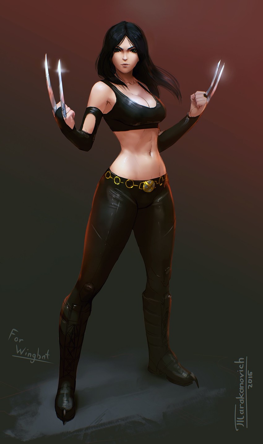 x-23 and laura kinney (marvel and 1 more) drawn by tarakanovich