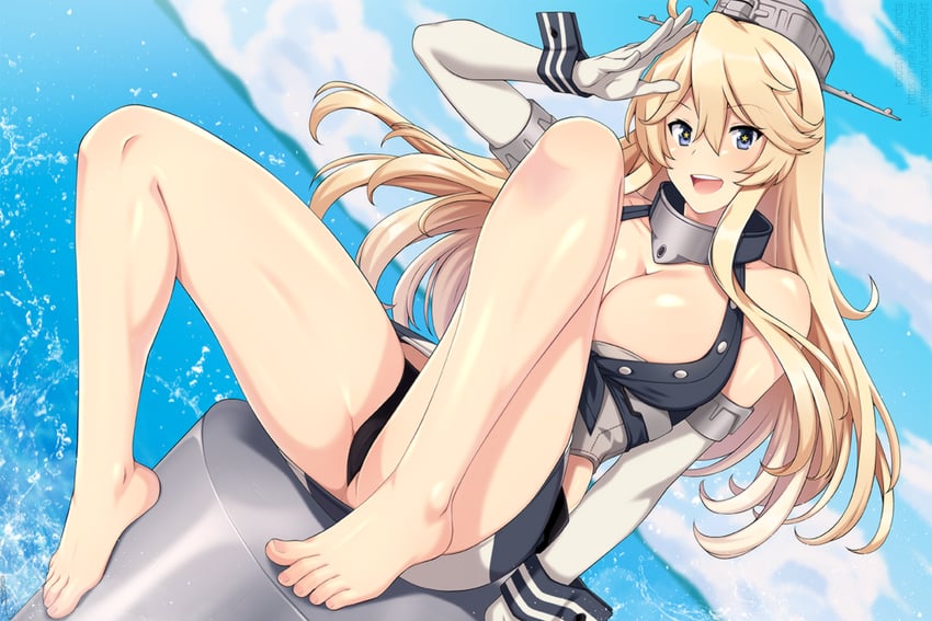 iowa (kantai collection) drawn by lindaroze