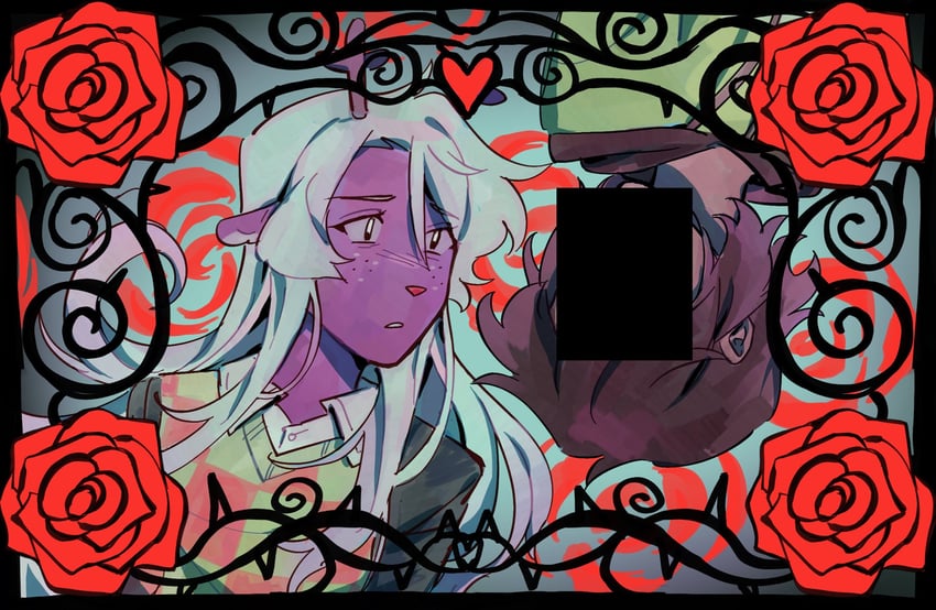 kris and noelle holiday (deltarune) drawn by goomyloid