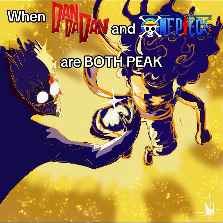 monkey d. luffy and takakura ken (one piece and 1 more) drawn by d4rkk1n6
