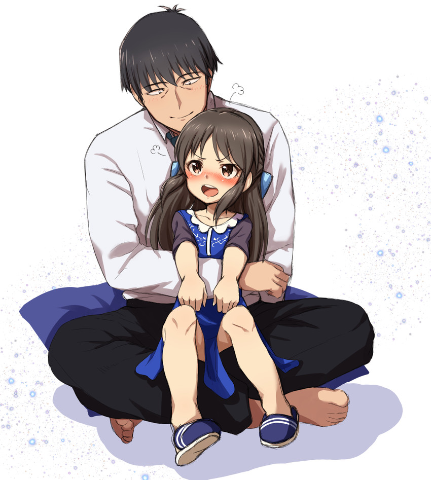 producer and tachibana arisu (idolmaster and 1 more) drawn by morino_shoutarou