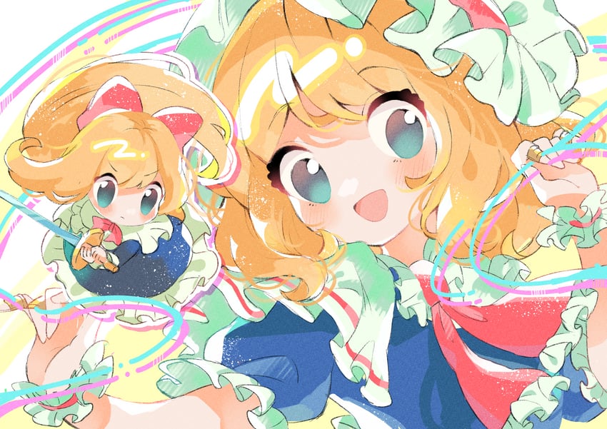 alice margatroid and shanghai doll (touhou) drawn by mikako_chan3