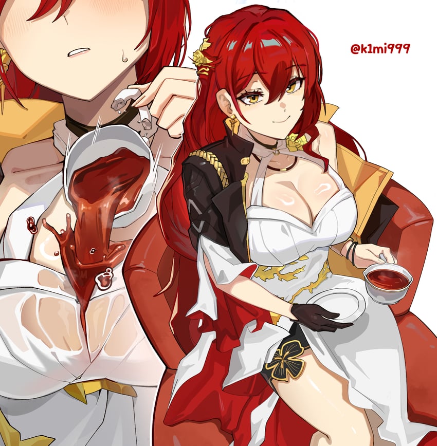 himeko (honkai and 1 more) drawn by k1ml_999