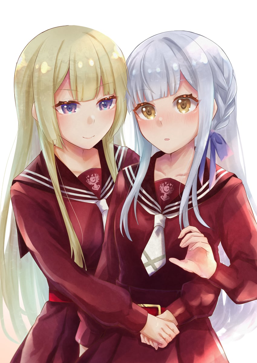 kon kanaho and miyagawa takane (assault lily) drawn by yozakurayuyu