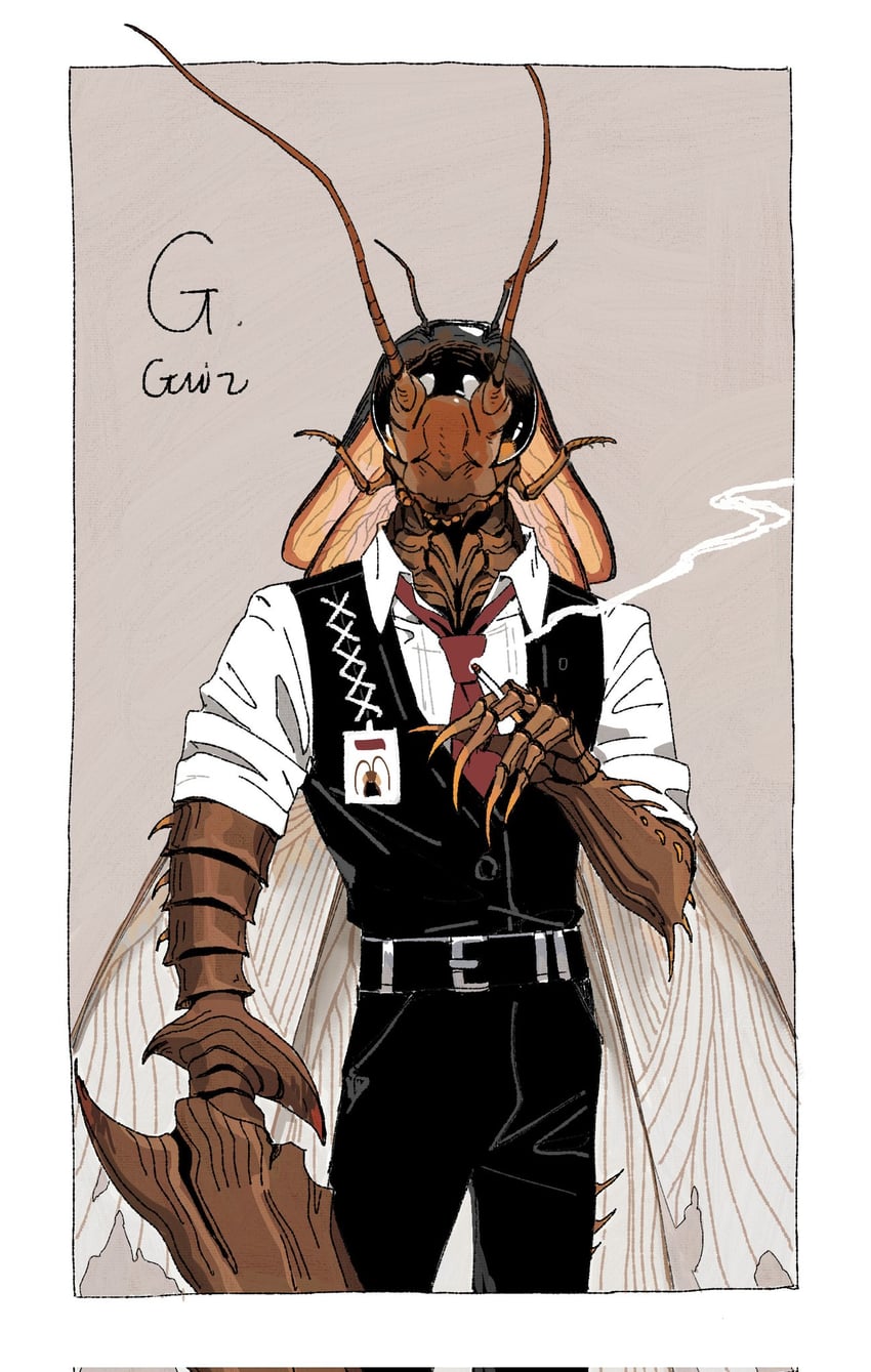 gregor (project moon and 1 more) drawn by guizhenc