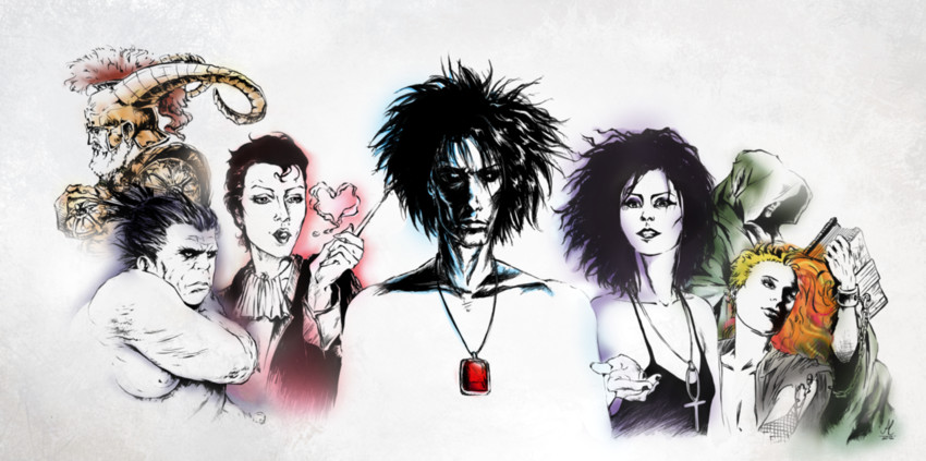 death of the endless, dream of the endless, destruction of the endless, delirium of the endless, despair of the endless, and 2 more (the sandman)