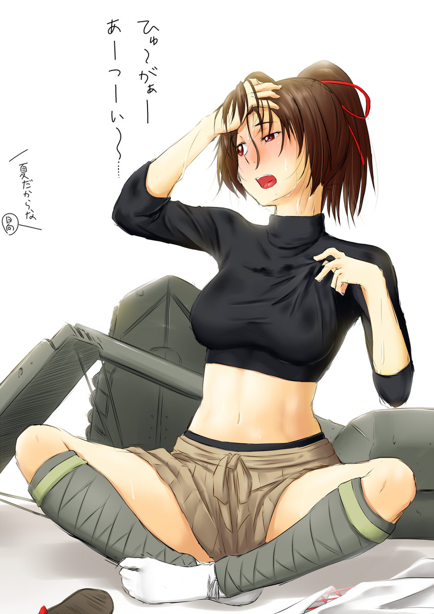 ise (kantai collection) drawn by niwatazumi