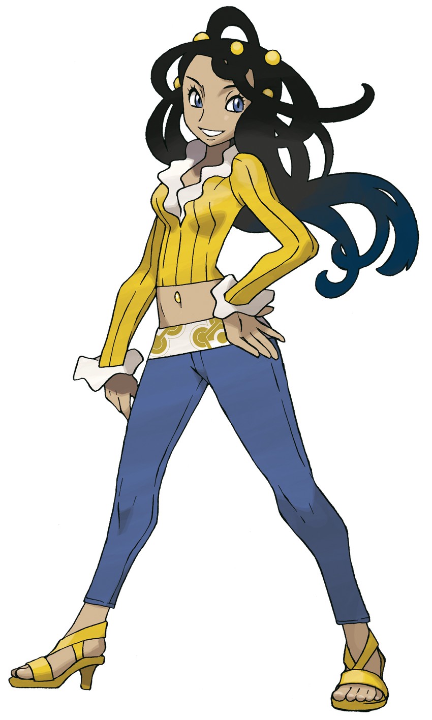 dahlia (pokemon and 2 more) drawn by sugimori_ken