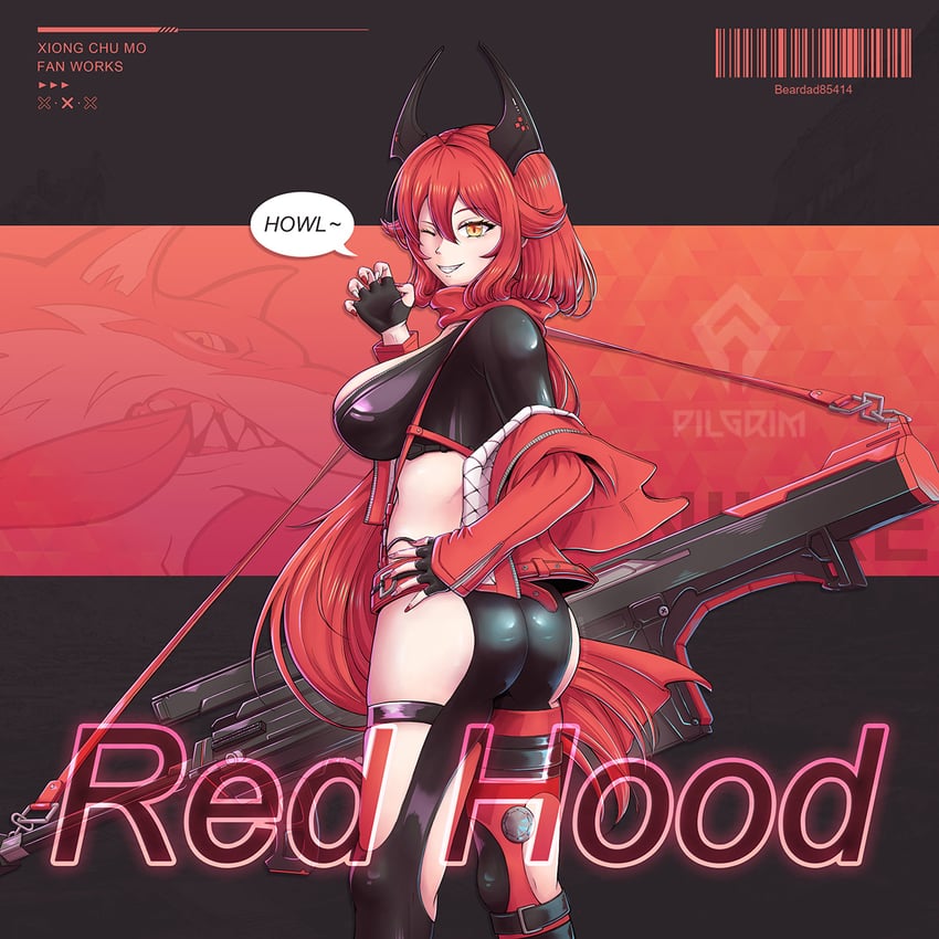 red hood (goddess of victory: nikke) drawn by xiong_chu_mo