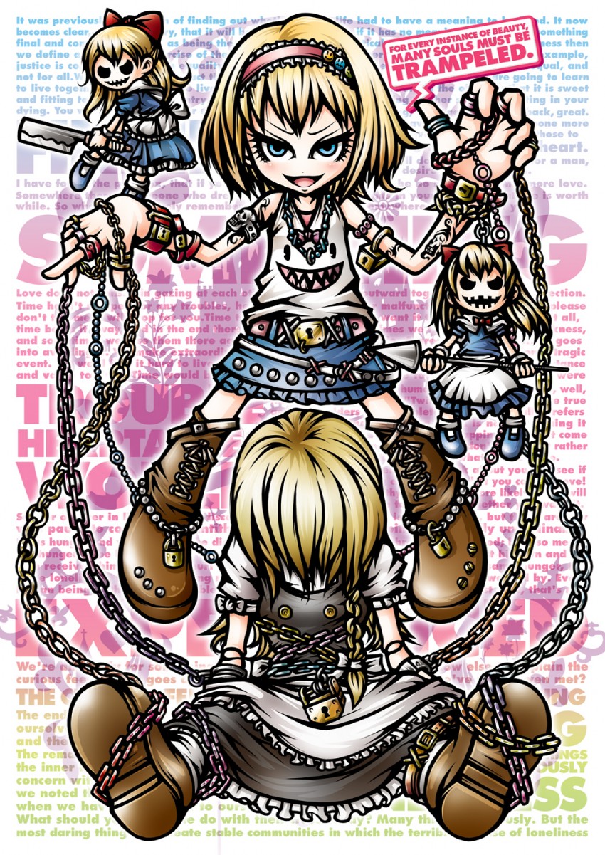 kirisame marisa, alice margatroid, and shanghai doll (touhou) drawn by project.c.k.