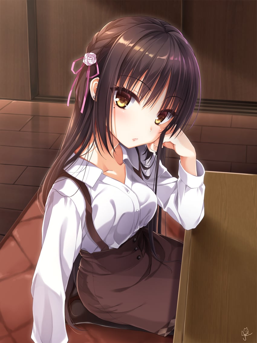 shiki natsume (cafe stella to shinigami no chou) drawn by chaamii