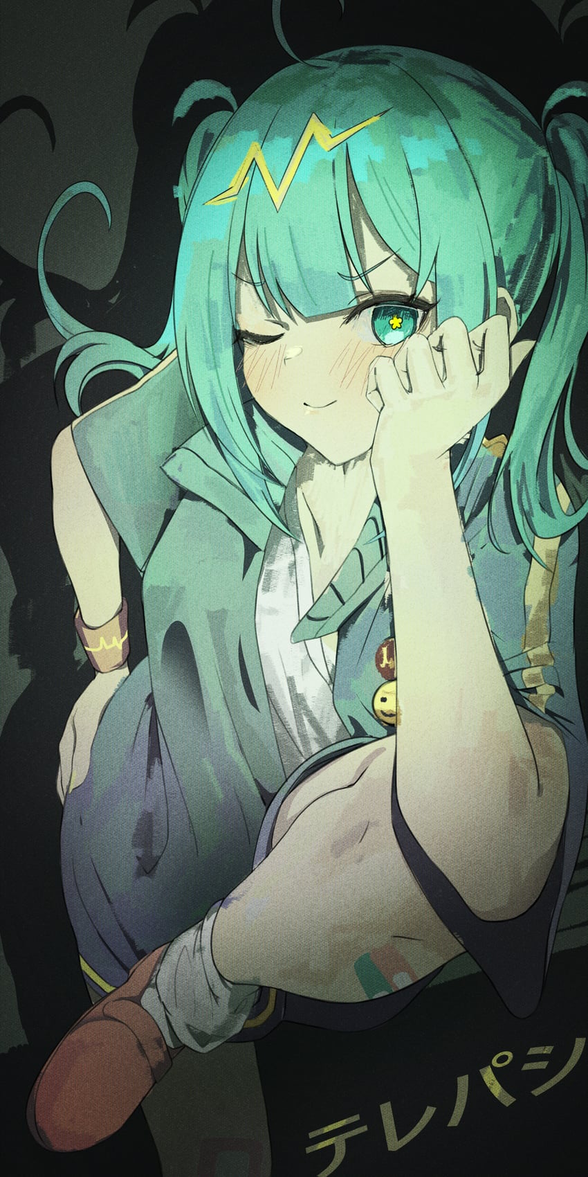 hatsune miku (vocaloid and 1 more) drawn by nyo2_ng