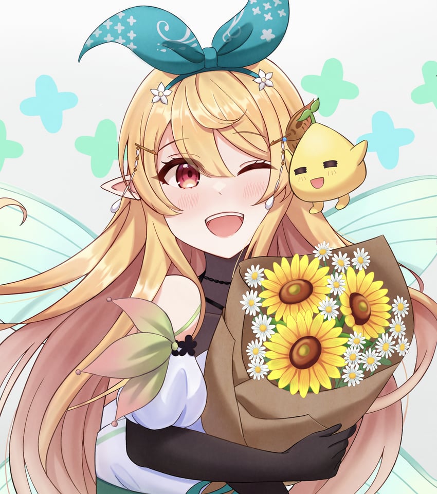 pomu rainpuff and pomudachi (nijisanji and 1 more) drawn by yeerasuto