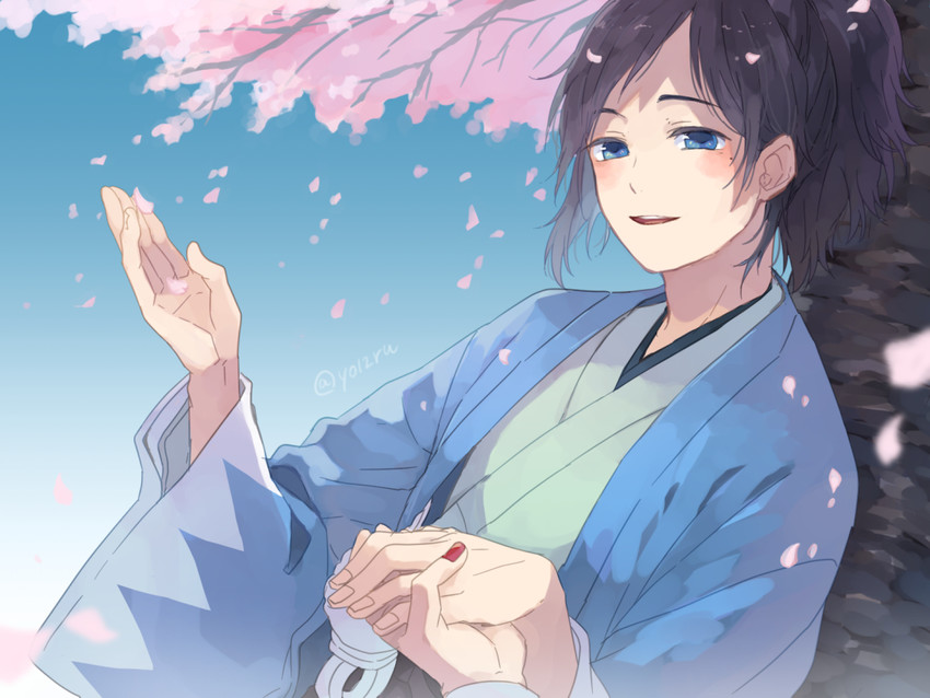 yamato-no-kami yasusada (touken ranbu) drawn by yoru_(yoru1222)