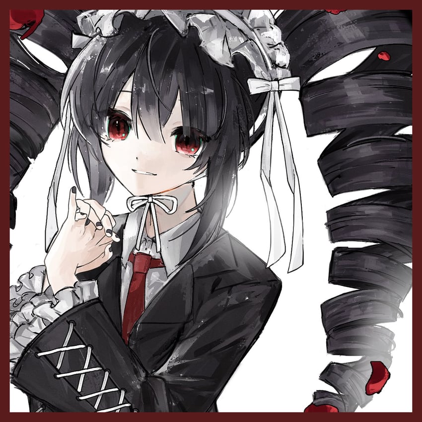 celestia ludenberg (danganronpa and 1 more) drawn by mommnnm